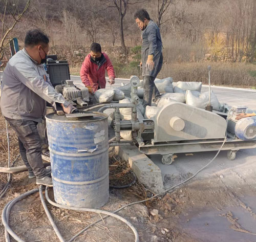 宣汉路面下沉注浆